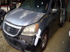 2010 HONDA ODYSSEY,  BLUE, EX-L MODEL, 3.5L, AT, FWD.  A25197